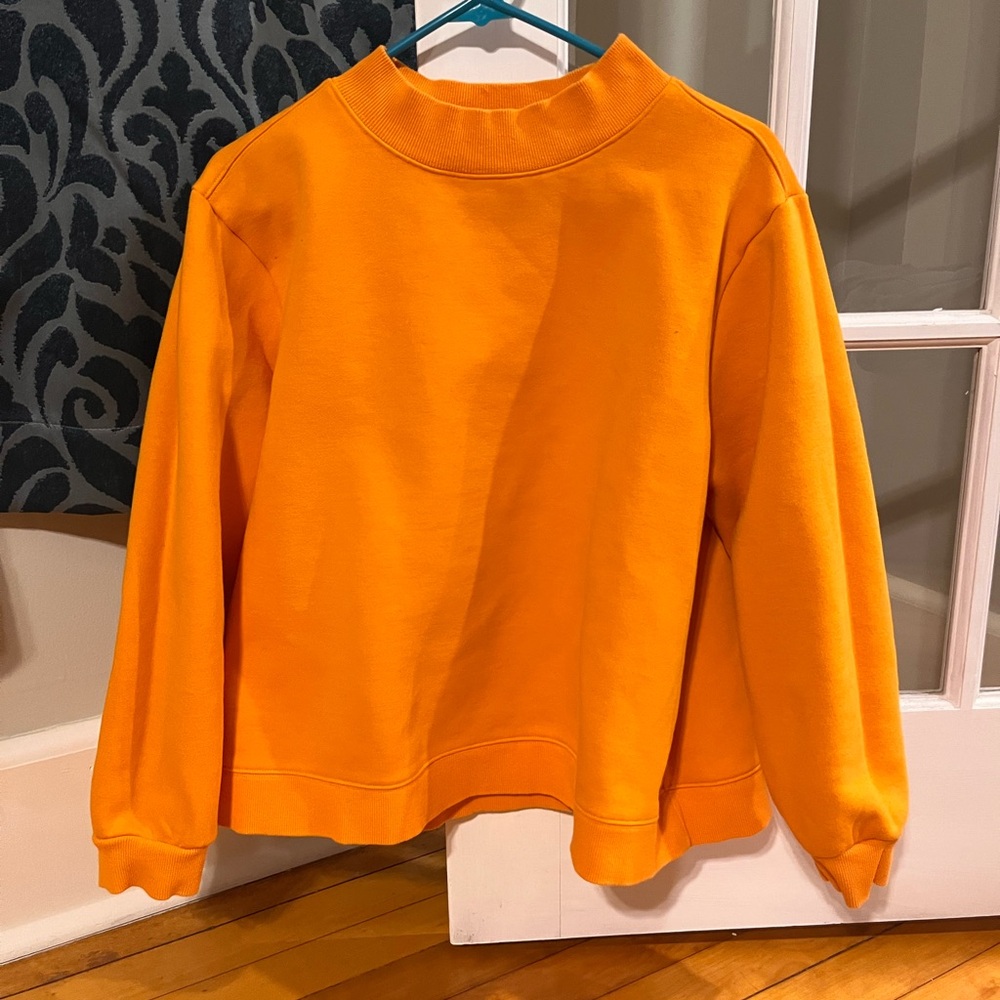 Shiny By Nature Bright Orange Sweatshirt
